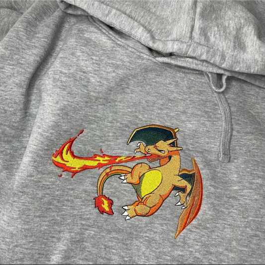 Charizard embroidered  Sweatshirt