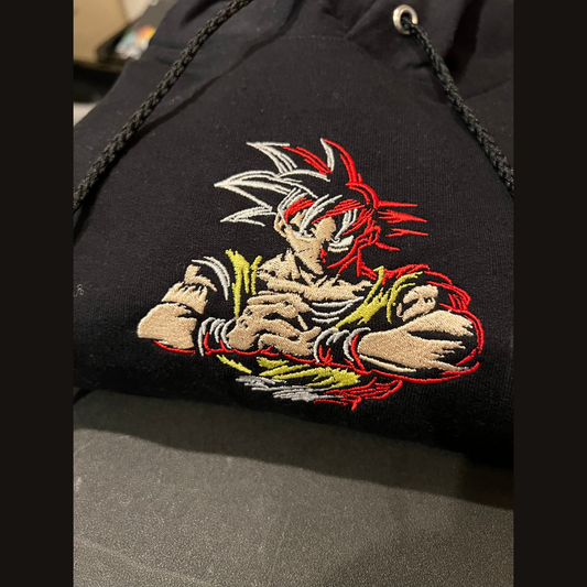 Goku  Embroidered Sweatshirt