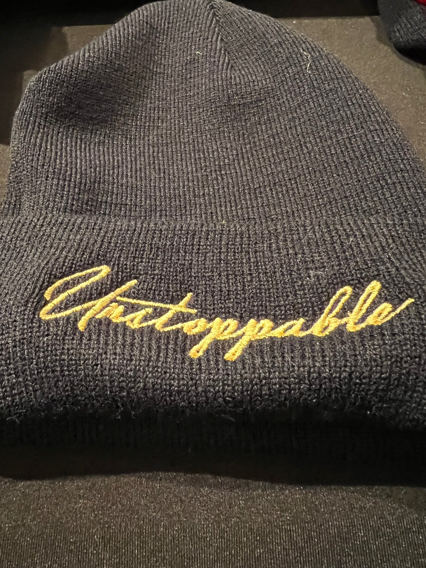 Unstoppable Embroidered Beanies